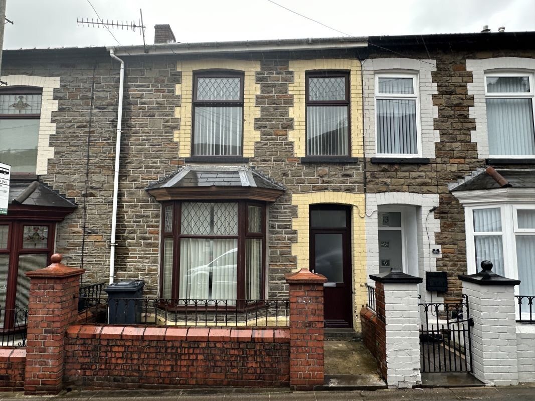 Exterior of 54 Cilhaul Terrace, Mountain Ash